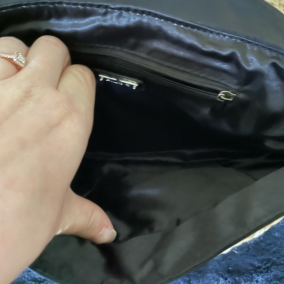 Aldo Black Bow and Rhinestone Clutch with Strap - Picture 6 of 8